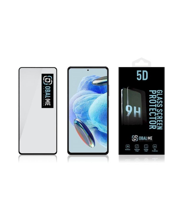 Дополнительное изображение книги «OBAL:ME 5D Glass Screen Protector Защитное стекло для Xiaomi Redmi Note 12 4G/5G / чёрный»