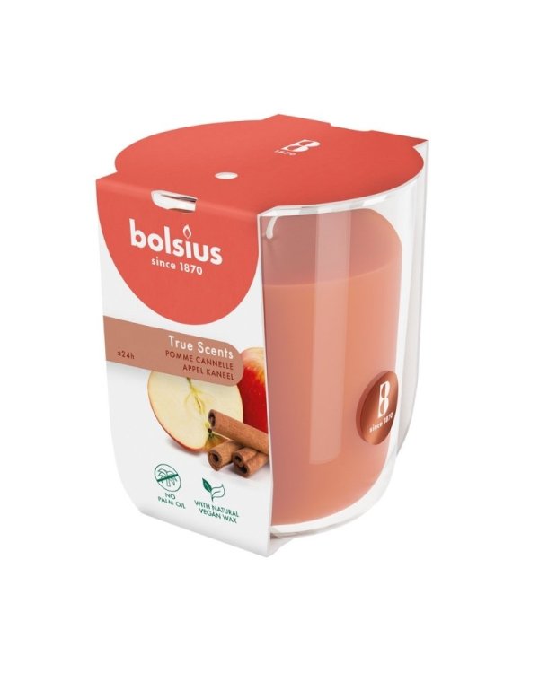 Bolsius True Scents Ароматическая Свеча 80x73mm Apple Cinnamon