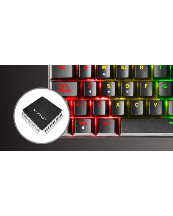 Mars Gaming MK60BUS Игровая механическая клавиатура RGB / Blue Switch / US