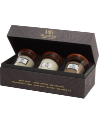 Woodwick Mini Jar Gift Set Подарочный набор 3 x 85 g