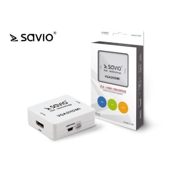 Savio CL-110 VGA2HDMI Адаптер для конвертирования сигнала с VGA на HDMI