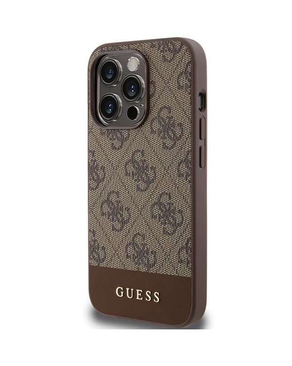 Guess GUHCP15LG4GLBR Чехол для Apple iPhone 15 Pro