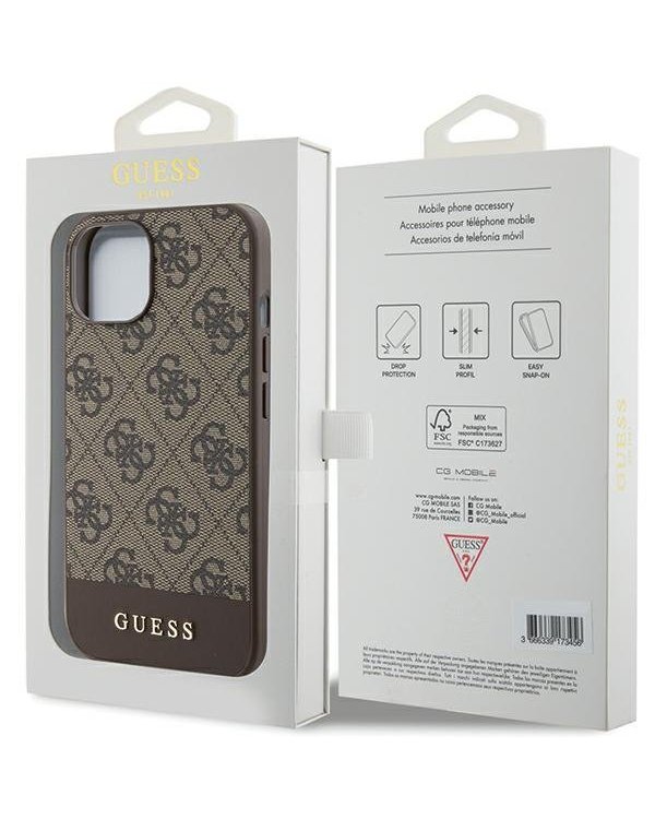 Guess GUHCP15SG4GLBR Чехол для Apple iPhone 15 / 14 / 13