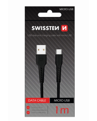 Swissten Basic Fast Charge 3A Micro USB Кабель Для Зарядки и Переноса Данных 1m