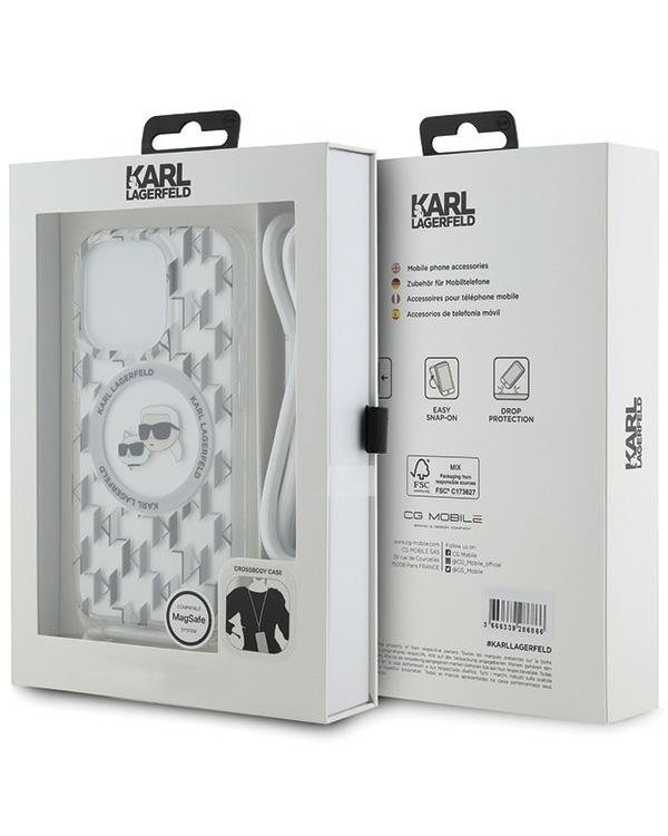 Karl Lagerfeld KLHMP15LHCKCKLCT Чехол для Apple iPhone 15 Pro