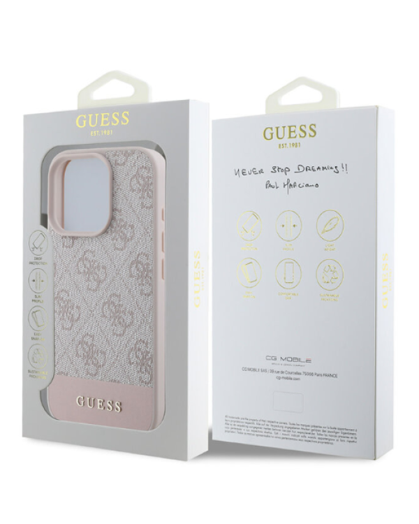 Guess GUHCP16XG4GLPI Чехол для Apple iPhone 16 Pro Max