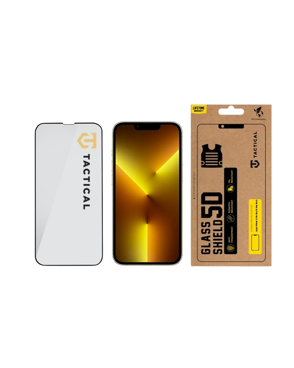 Tactical Glass Shield 5D Защитное стекло для Apple iPhone 13 Pro Max/14 Plus / чёрный