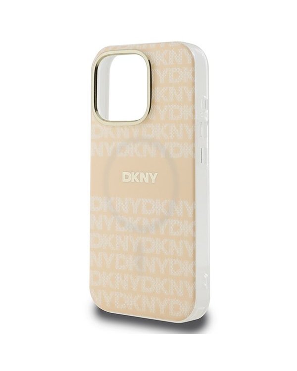 DKNY Repeat Texture Pattern With Stripe Защитный Чехол для Apple iPhone 16 Pro