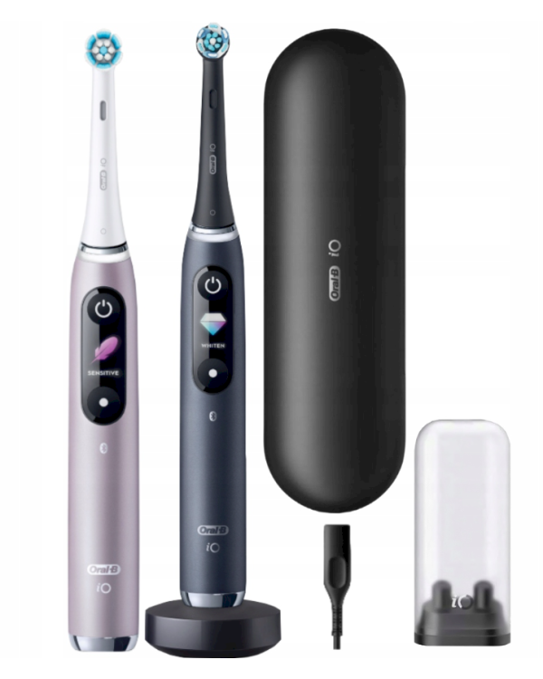Oral-B iO Series 9 Duo Pack Magnetic Комплект лектрических зубных щеток Black / Pink