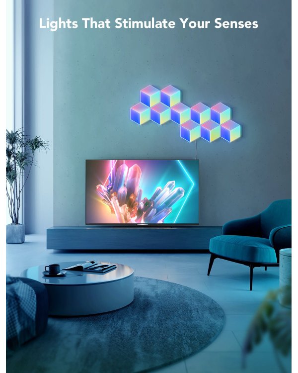 Govee B6066 Hexa Pro RGBIC LED Smart Panel Bluetooth / Wi-Fi / 10pcs