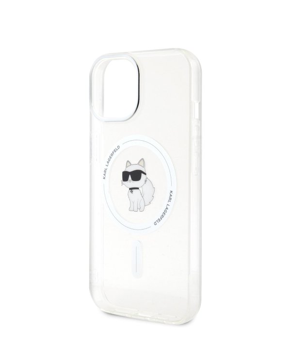 Karl Lagerfeld IML Choupette MagSafe Case Защитный чехол для iPhone 15 / прозрачный