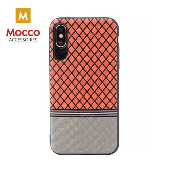 Mocco Trendy Grid And Stripes Силиконовый чехол для Apple iPhone 7 / 8 Красный (Pattern 2)