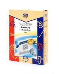 K&M oдноразовые мешки для пылесосов DAEWOO (4шт)