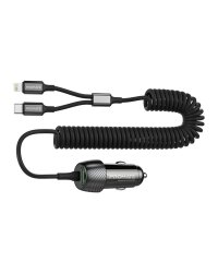 Promate PowerDrive-33PDCI Автомобильное зарядное устройство 33W / USB-C / Lightning