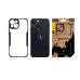 Tactical Quantum Stealth Cover Защитный чехол для Apple iPhone 13 mini / прозрачный/чёрный