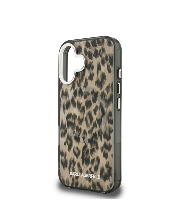 Karl Lagerfeld IML Leopard MagSafe Case Чехол для Apple iPhone 16