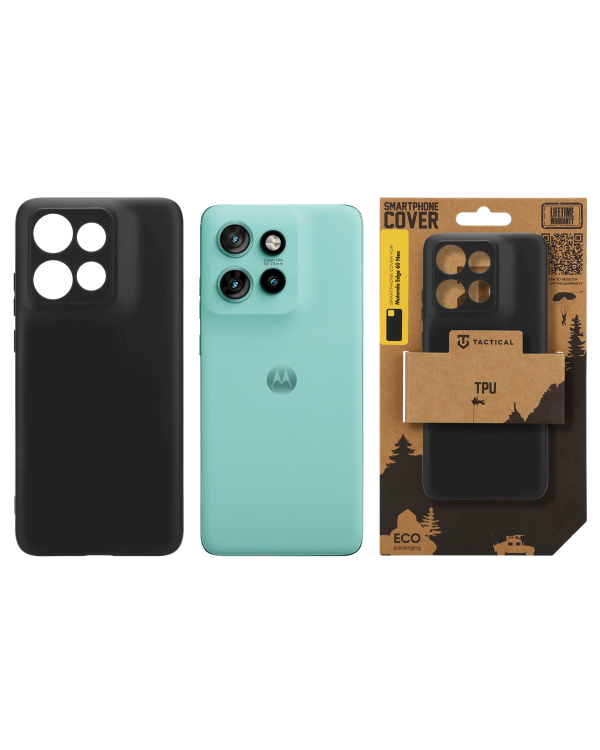 Tactical TPU Cover Защитный чехол для Motorola Edge 60 Neo / чёрный