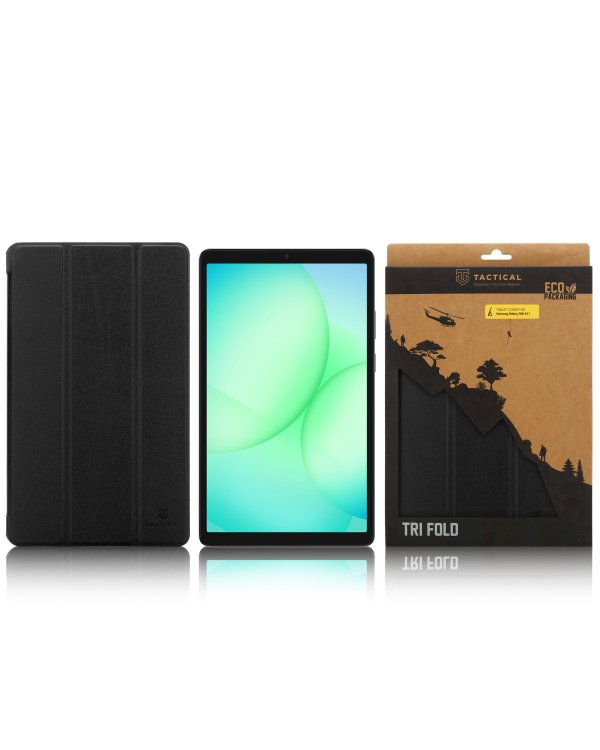 Tactical Book Tri Fold Case Чехол для планшета Samsung Galaxy Tab A9/A11 / чёрный