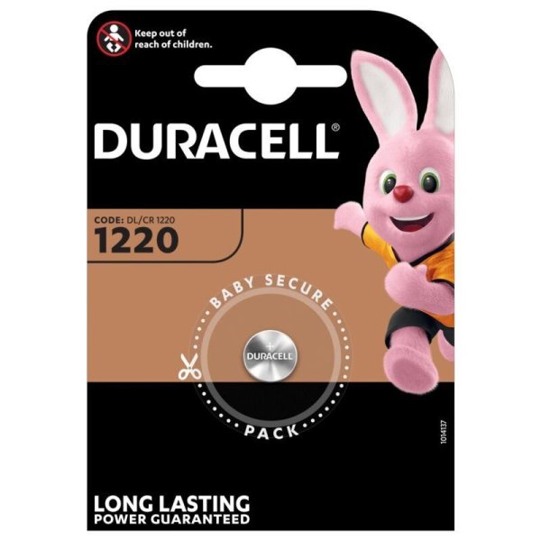 Duracell CR1220 Tаблетка 3V литиевая батарея