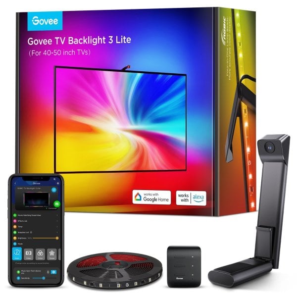 Govee H6097 TV Backlight 3 Lite Светодиодная лента Wi-Fi / Bluetooth / 2m