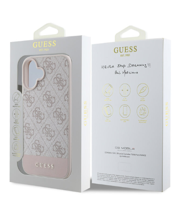 Guess GUHCP16SG4GLPI Чехол для Apple iPhone 16