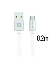 Swissten Textile Quick Charge Универсальный Micro USB Кабель данных 0.2m