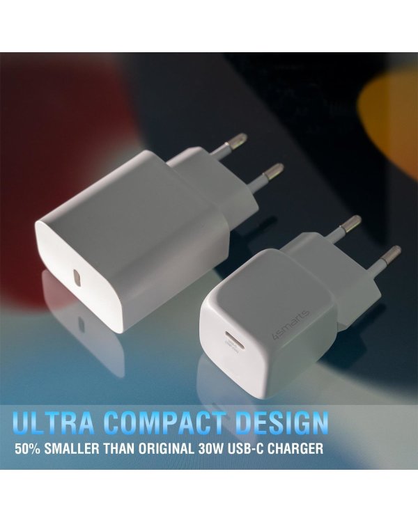4smarts VoltPlug Mini PD 30W с GaN USB-C на Lightning / MFI / 1.5m