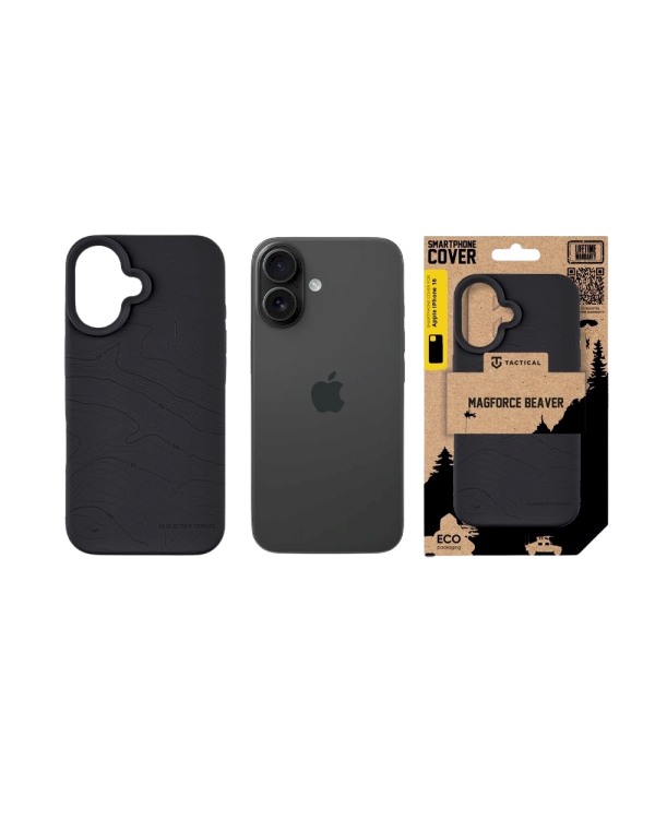 Tactical MagForce Beaver Cover Защитный чехол для iPhone 16 / асфальт