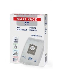 K&M Oдноразовые мешки для пылесосов ELECTROLUX / PHILIPS S-BAG (12шт)