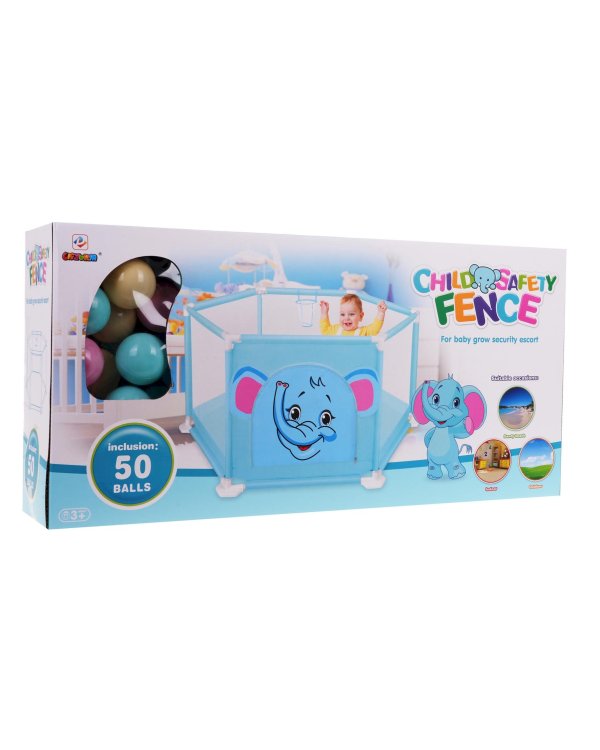 RoGer Elephant Детский Игровой Манеж С Мячиками 50шт