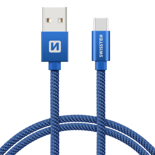 Swissten Textile Универсальный Quick Charge 3.1 USB-C USB Кабель данных 1.2м