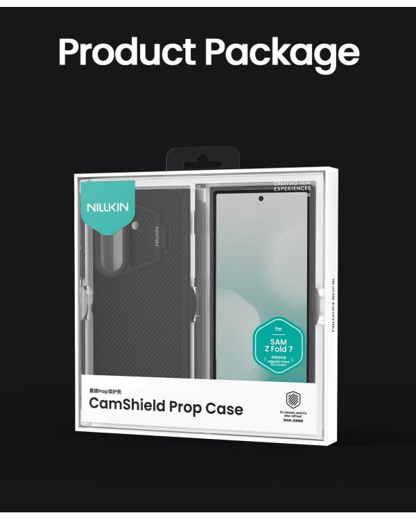 Nillkin CamShield Prop Magnetic Pen Slot (Transparent Lens) Case Чехол для Samsung Galaxy Z Fold 7