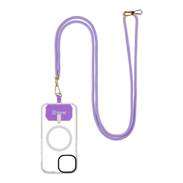 OBAL:ME NeckTag Allure Rope Ремешок на шею для телефонов / фиолетовый