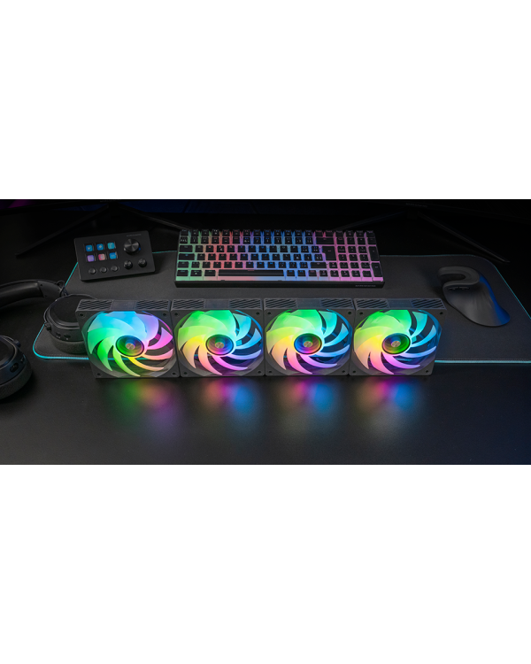 Mars Gaming MFSI4KIT Комплект 4x вентиляторов для ПК 120мм ARGB