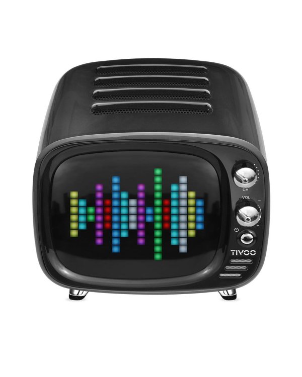 Divoom Tivoo Bluetooth 5.0 Портативная Колонка 8 bit / Будильник / Апликация / Соц. сети / Градусник Красная