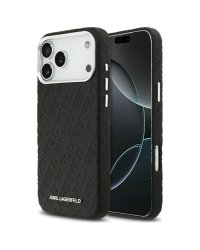 Karl Lagerfeld Grained PU Repeated Logo MagSafe Case Чехол для Apple iPhone 17 Pro Max