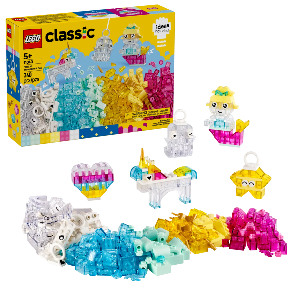 LEGO 11040 Classic Прозрачные кирпичики Конструктор