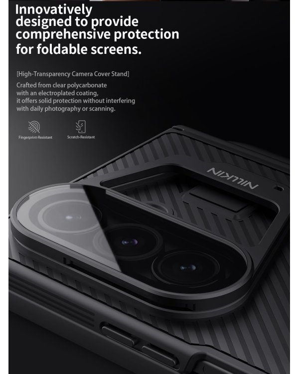 Nillkin CamShield Prop Magnetic Pen Slot (Transparent Lens) Case Чехол для Samsung Galaxy Z Fold 7