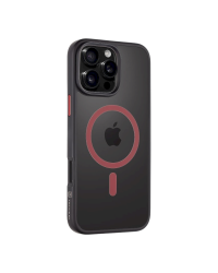 Tactical MagForce Hyperstealth 2.0 Cover Защитный чехол для iPhone 16 Pro Max / чёрный/красный