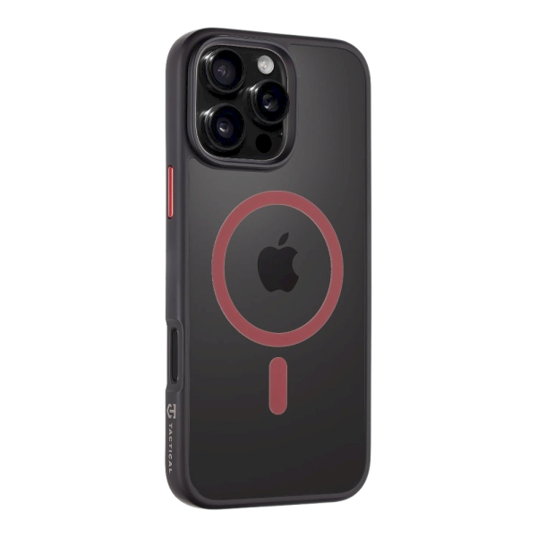 Обложка книги «Tactical MagForce Hyperstealth 2.0 Cover Защитный чехол для iPhone 16 Pro Max / чёрный/красный»