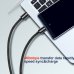 Swissten Textile Универсальный Quick Charge 3.1 USB-C / USB-C Кабель данных и зарядки 0.2m black
