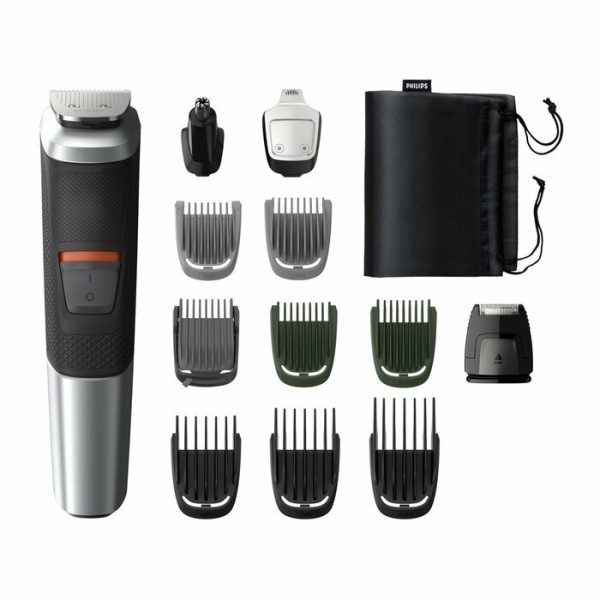 Philips Multigroom Series 5000 Беспроводной триммер для волос 12 разных наконечника