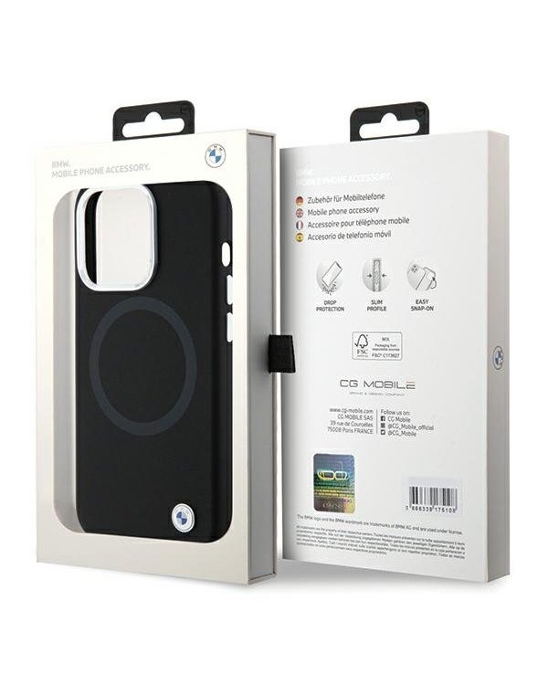 BMW BMHMP15LSILBK2 Чехол для Apple iPhone 15 Pro