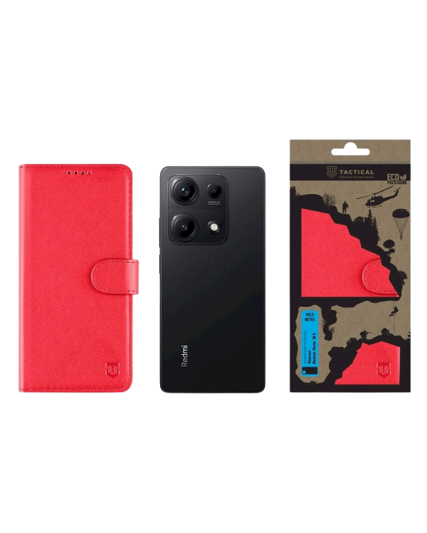 Tactical Field Notes Защитный чехол для Xiaomi Redmi Note 14S / красный