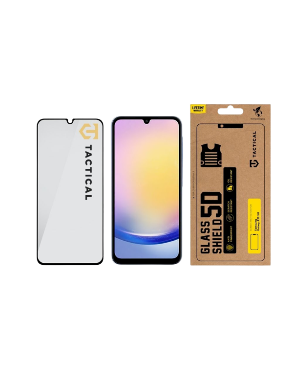 Tactical Glass Shield 5D Защитное стекло для Samsung Galaxy A25 5G / чёрный