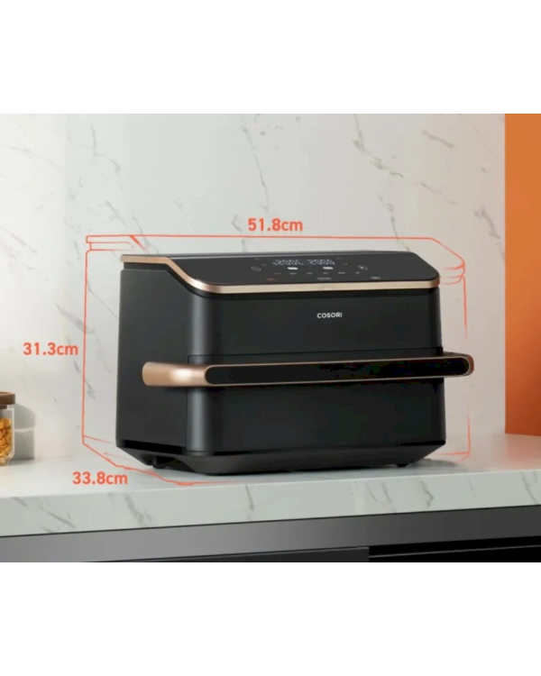 Дополнительное изображение книги «Cosori Dual Basket Twinfry Chef Edition Аэрогриль 10L 1800W black»