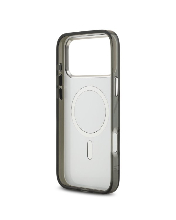 Karl Lagerfeld IML Aquarelle Karl and Choupette Case Защитный чехол для iPhone 17 Pro / чёрный