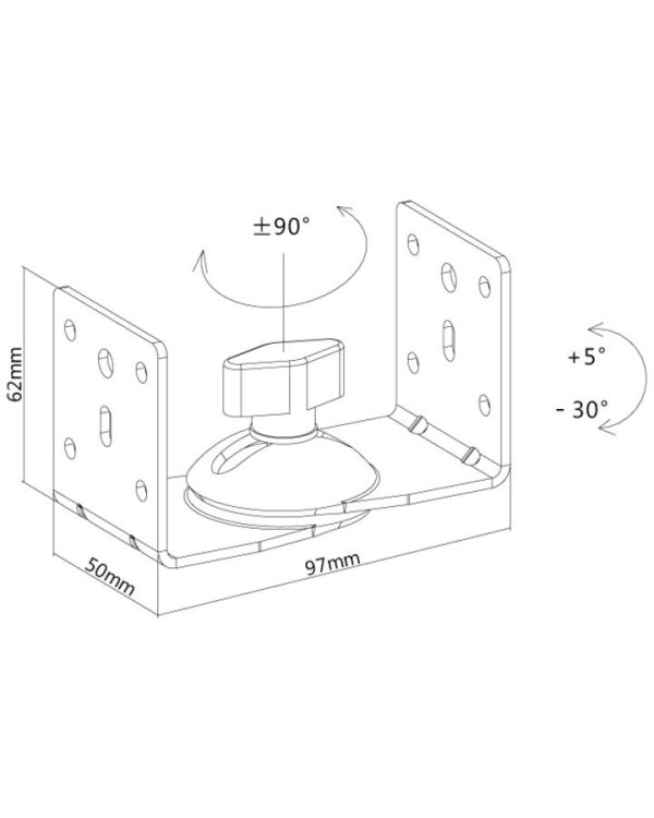 Multibrackets MB-9772 Kрепление для колонок 2шт