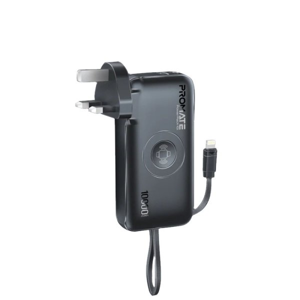 Promate PowerPack-10i Переносная зарядная батарея 22W / 10000mAh / USB-C / QC3.0 / iWatch 2,5W / 220V EU/US/UK Promate PowerPack-10i Переносная зарядная батарея 22W / 10000mAh / USB-C / QC3.0 / iWatch 2,5W / 220V EU/US/UK