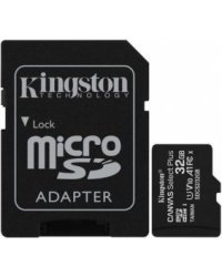 Kingston Canvas Select MicroSDHC 32GB + Adapter Карта Памяти
